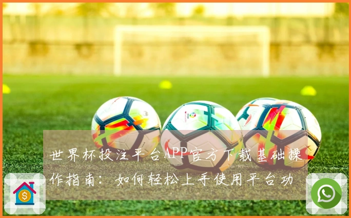世界杯投注平台APP官方下载基础操作指南：如何轻松上手使用平台功能